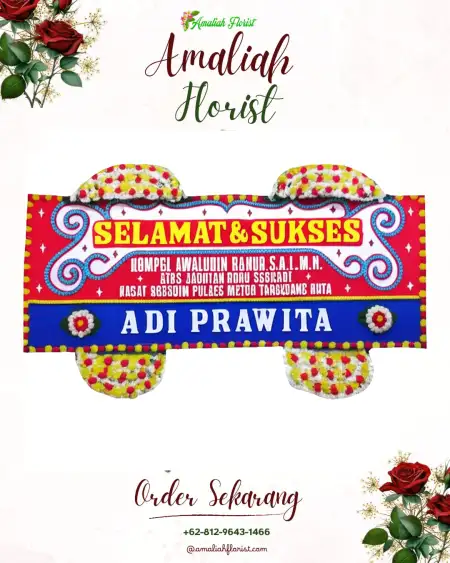 Papan Bunga Ucapan Selamat Abadijaya